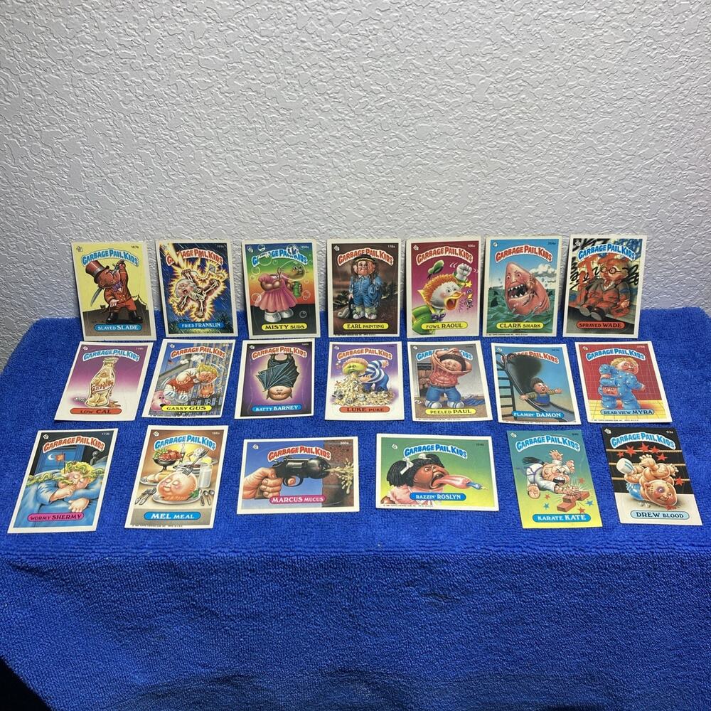 20 Vintage Garbage Pail Kids